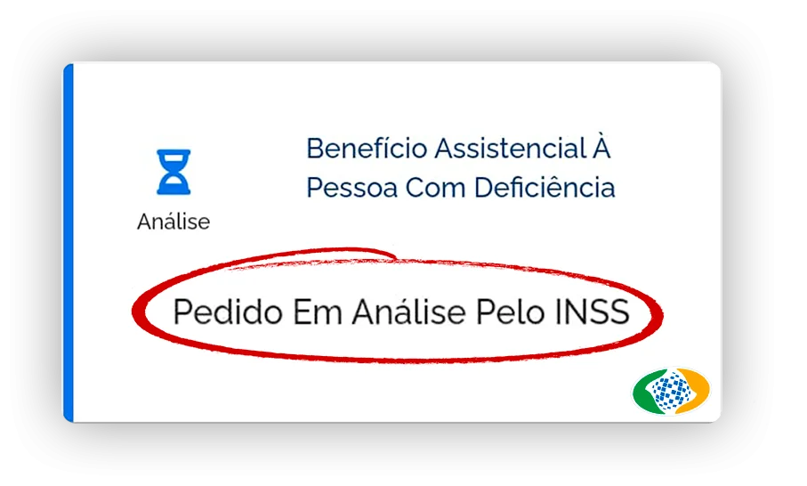 INSS Pedido em Análise